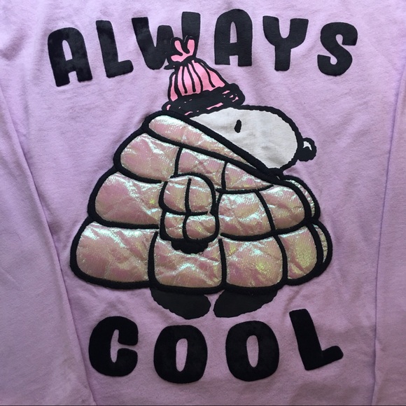 2/$12 Zara Peanuts Long Sleeve Shirt and Children’s Place Eyelash Sweater Sz 8 - Picture 4 of 12